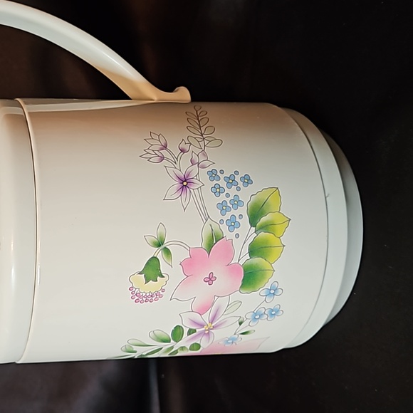 Vintage Phoenix Insulated Coffee Tea Thermal Server Vacuum Carafe Primary Flower - Picture 13 of 15